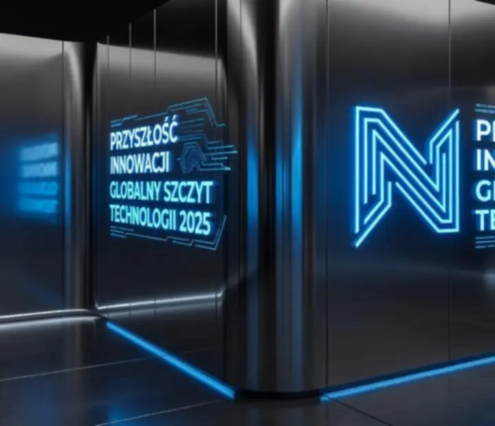 Neonowe grafiki brandowe i cyfrowe oznakowanie podczas eventu firmowego