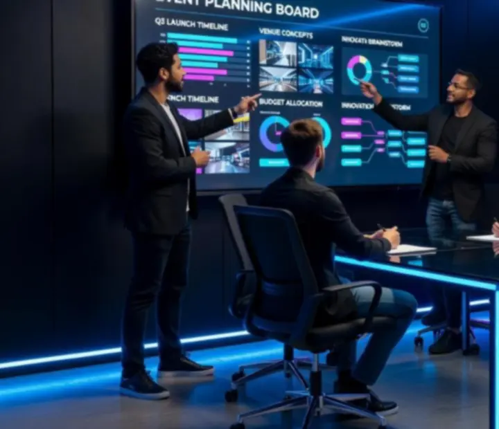Kreatywny zespół Wonderstar s. r. o. projektuje cyber-neonową oprawę wydarzenia